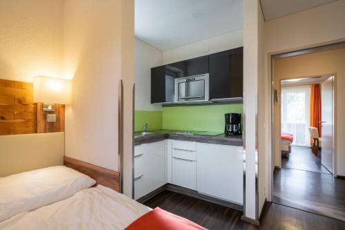 Køkken eller tekøkken på Apartment - Camping Brunner am See