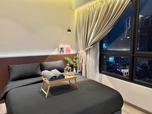 Et opholdsområde på 2min walk to TRX,KLCC view Gaming 2pax swimming pool