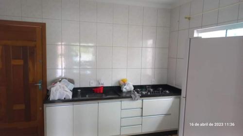 Nhà bếp/bếp nhỏ tại Casa França