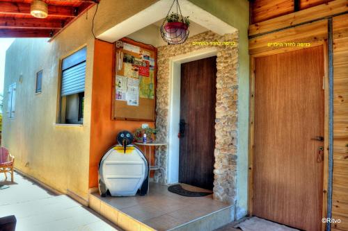 Koupelna v ubytování Country lodging in Manot