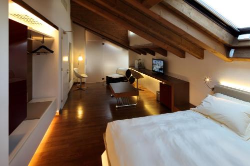 En eller flere senge i et værelse på Villa Veneta-Ca' Sabbioni Venezia