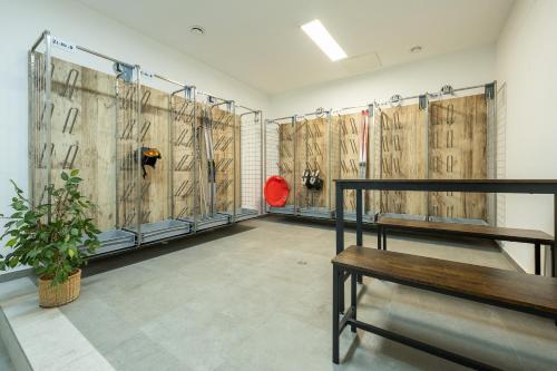 Et badeværelse på MyWinkl Design-Ferienwohnungen