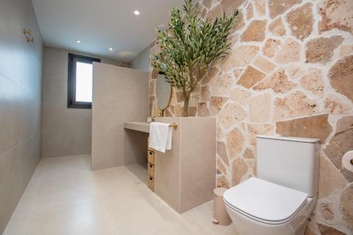 Koupelna v ubytování casa mediterranea