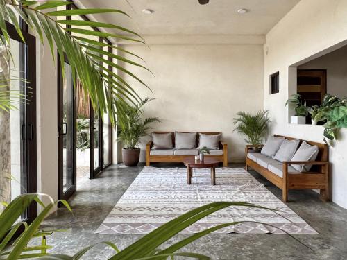 Et opholdsområde på Hotel Lydna Ki'n