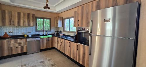 Η κουζίνα ή μικρή κουζίνα στο Villa Dar Hamza Marrakech