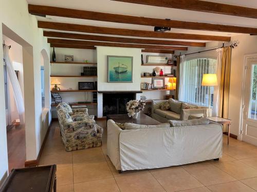 Posezení v ubytování Casa Del Lago