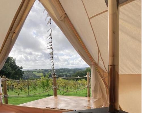 Příroda nedaleko luxury tent