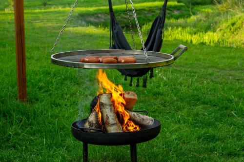 Grillfaciliteterne i feriehuset som gæsterne kan bruge