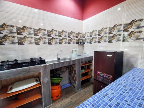 Nhà bếp/bếp nhỏ tại La Maison du repos