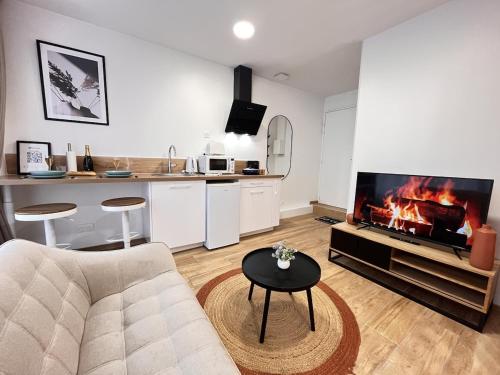 Et opholdsområde på Paris 21 - Studio charmant proche du centre-ville