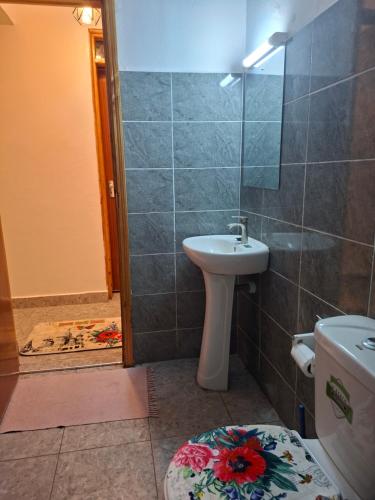 Koupelna v ubytování Ben's Apartment