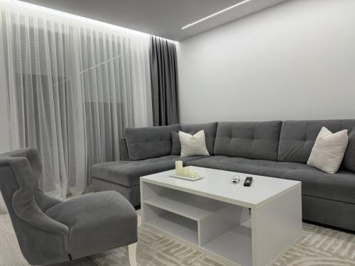 Khu vực ghế ngồi tại Apartman welsh