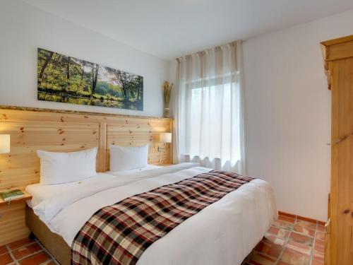 En eller flere senge i et værelse på in Spreewald holiday home No 1