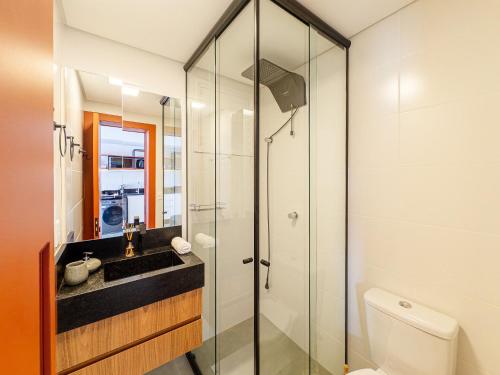 Et badeværelse på Morse Residencial Flipchave MOR000