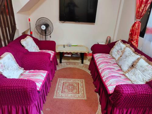 Χώρος καθιστικού στο Eve's Place Transient Apartment