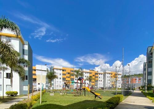 Bygningen som lejligheden ligger i