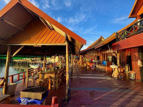 En restaurant eller et andet spisested på Chill House kohchang