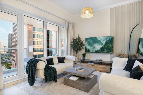 The Haven Burj Khalifa View - 1BR Business Bay with Balcony&Pool