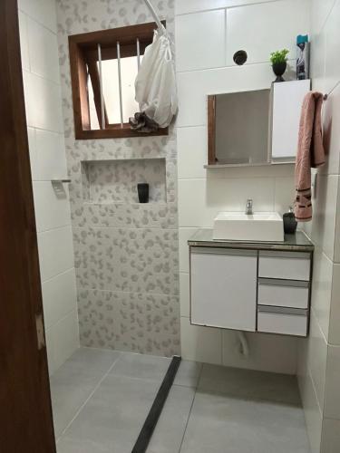 Et badeværelse på Casa de Praia