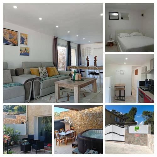 Grand studio ndame-adiana avec spa