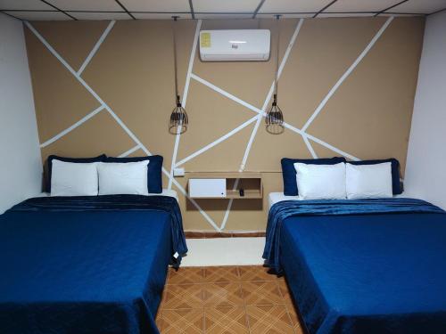 Postel nebo postele na pokoji v ubytování Sunset Room El Tunco - Surf City - H7