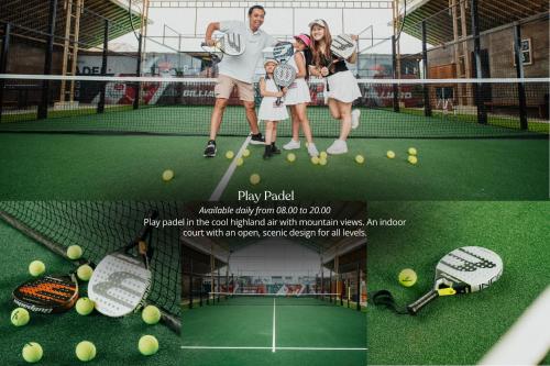 Tenis a/nebo squash v ubytování Munduk Moding Plantation Nature Resort nebo okolí