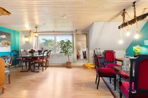 Χώρος καθιστικού στο Hyggefarm between North Sea and Baltic Sea