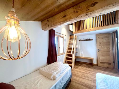 CHALET - DUPLEX neuf 8 pax - pied des pistes - parking privé - cheminée - Skiroom - 3 rooms & mezzanine