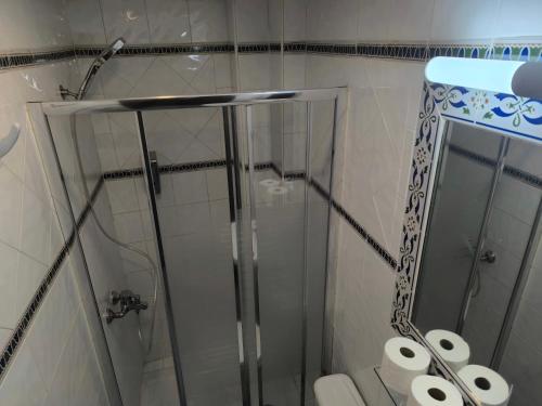 Een badkamer bij Pension veracruz1