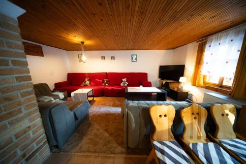 Et opholdsområde på Chalupa SKI Jezersko