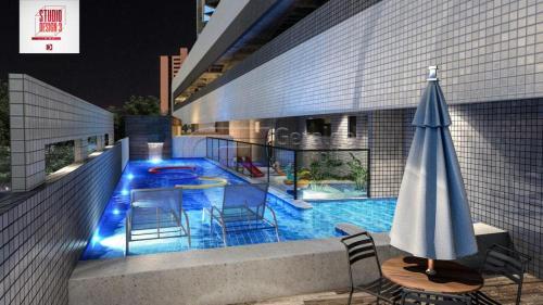 Swimmingpoolen hos eller tæt på Luxo e Requinte em um só lugar!