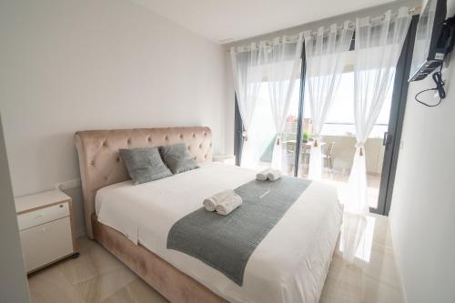 En eller flere senge i et værelse på B&B Benidorm Beach 13 - 38