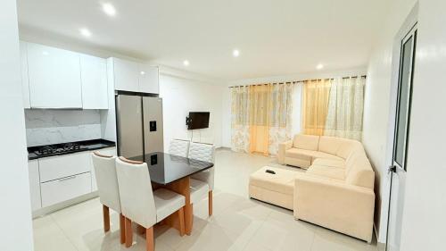 Kuchyň nebo kuchyňský kout v ubytování Morabeza Home