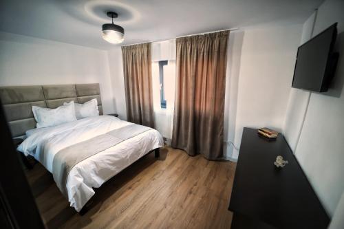 Postel nebo postele na pokoji v ubytování Casa Ana 450