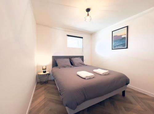 En eller flere senge i et værelse på L'escapade champêtre au cœur des Pyrénées