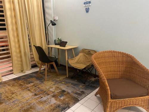 Posezení v ubytování PortDickson SEAFRONT Paradise Lagoon Apartments 1-6Pax