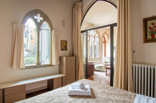 Unique Apartment with Private Terrace and Gothic Details