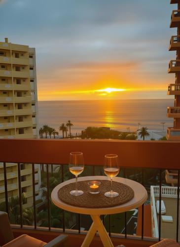 Estudio con vistas al mar y piscina a 300m de Playa Jardín Puerto de la Cruz Centro