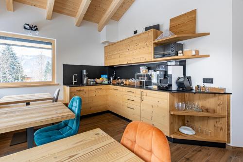 Kuchyň nebo kuchyňský kout v ubytování Fiemme in Vista