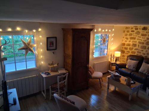 Et opholdsområde på Gîte tante Jeanne