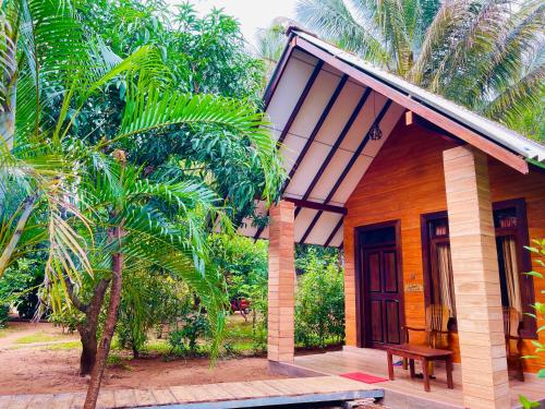 En have udenfor Sungreen Cottage Sigiriya