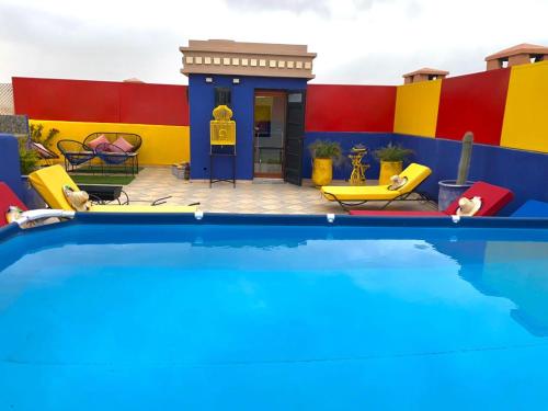 Hồ bơi trong/gần Modern Gueliz Apartment with Private Pool, Near to Train Station