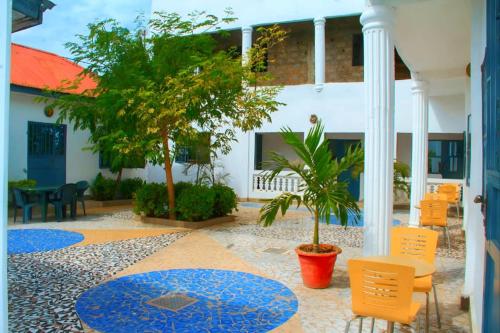 Bygningen som pensionatet ligger i