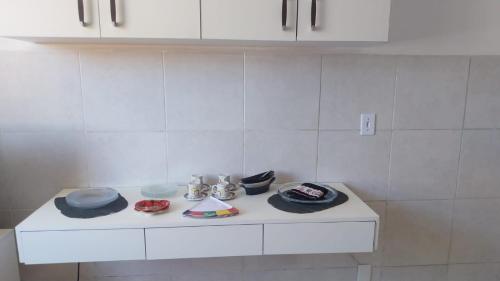 Køkken eller tekøkken på Cantinho Muniz