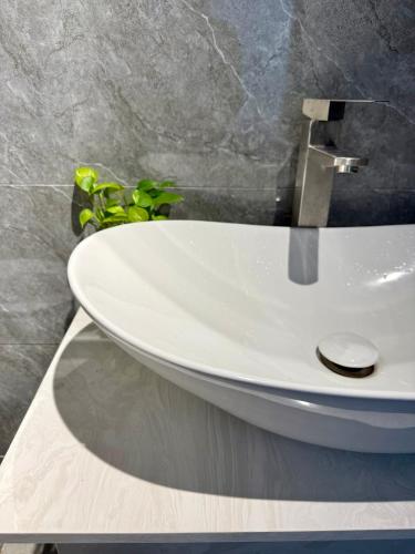 Koupelna v ubytování T-homestay Bình minh xanh