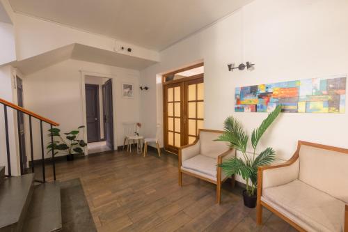 Et opholdsområde på Hotel Boutique Las Hortensias