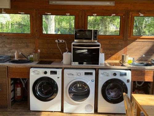 Køkken eller tekøkken på Camping Matyáš