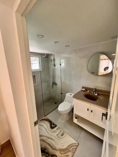 Koupelna v ubytování A paradise with an ocean view