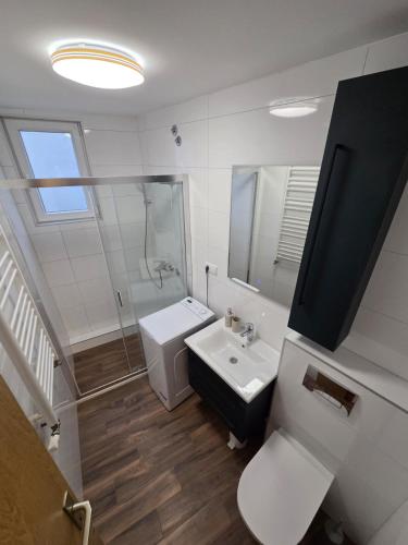 Et badeværelse på Apartment MiA