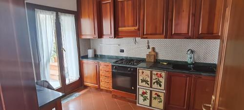 Køkken eller tekøkken på Villa Mirasole